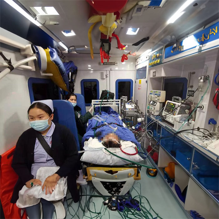 岳阳湖南中医药大学附属医院护送到黄冈市市辖区救护车出租哪个网站好